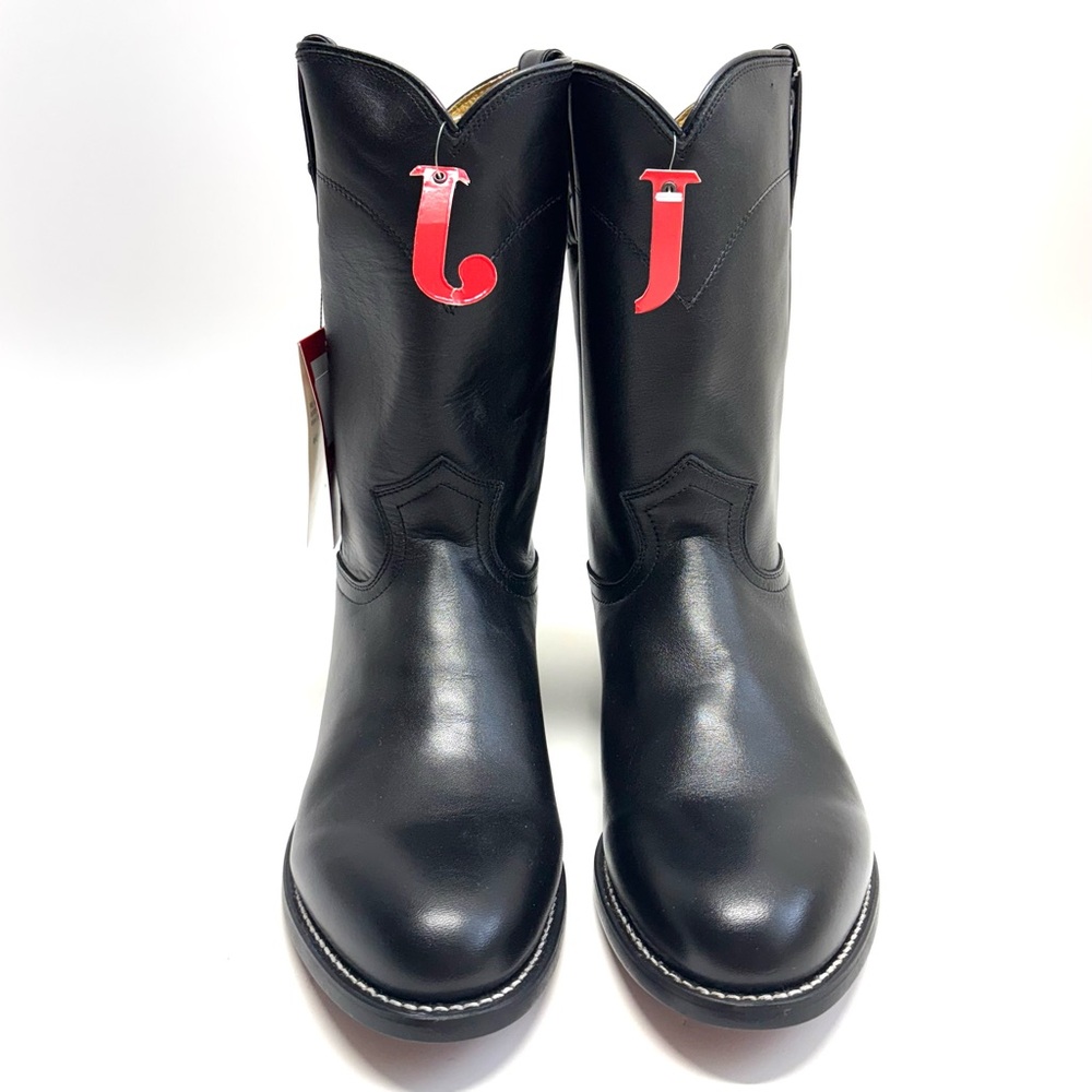 Justin Mens Corona Black Western Boots Size 
9 1/2 EE  STYLE 3133